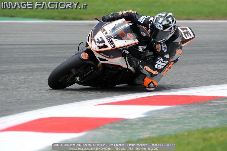 2010-05-08 Monza 2153 Ascari - Superbike - Free Practice - Vittorio Iannuzzo - Honda CBR1000RR.jpg
